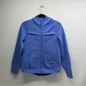 IVIVVA Girls Blue Quilted Hoodie Jacket size 10/12